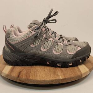 Merrell Hilltop Ventilator Women's Hiking Shoes Size 9.5 Gray Pink
